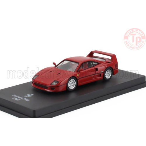 FERRARI F40 1987 CON VETRINA 1/64 E15 ALTRE MARCHE
