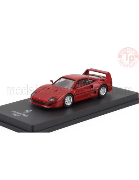 FERRARI F40 1987 CON VETRINA 1/64 E15 ALTRE MARCHE