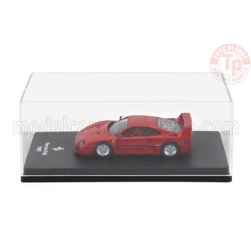 FERRARI F40 1987 CON VETRINA 1/64 E15 ALTRE MARCHE
