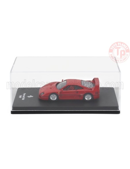 FERRARI F40 1987 CON VETRINA 1/64 E15 ALTRE MARCHE