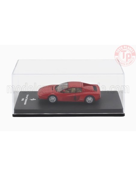 FERRARI TESTAROSSA 1984 CON VETRINA 1/64 E16 ALTRE MARCHE FERRARI TESTAROSSA 1984 CON VETRINA 1/64 E16 ALTRE MARCHE