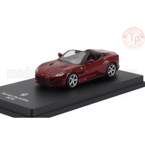 FERRARI PORTOFINO CABRIOLET OPEN 2018 CON VETRINA 1/64 E18 ALTRE MARCHE