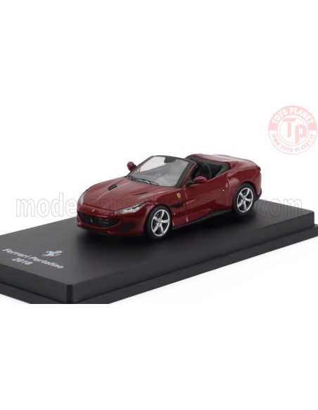 FERRARI PORTOFINO CABRIOLET OPEN 2018 CON VETRINA 1/64 E18 ALTRE MARCHE