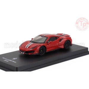 FERRARI 488 PISTA 2018 CON VETRINA 1/64 E19 ALTRE MARCHE