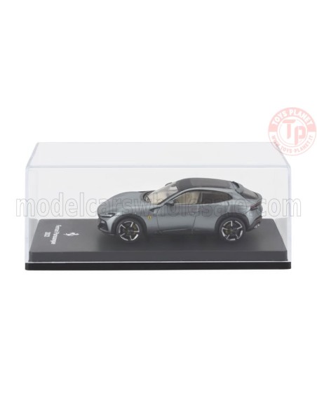 FERRARI PUROSANGUE SUV 2022 CON VETRINA 1/64 E23 ALTRE MARCHE