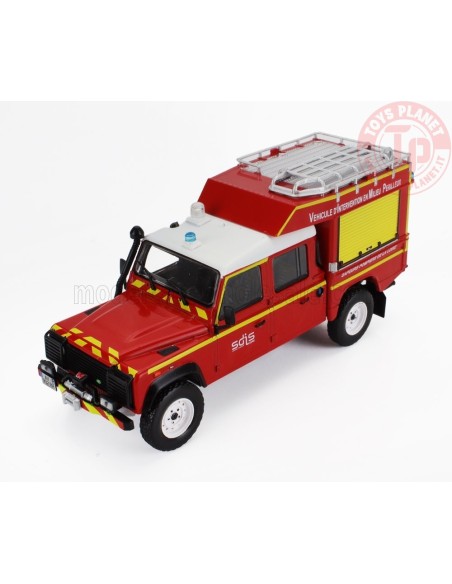 LAND ROVER DEFENDER 130 PICK-UP CLOSED SDIS FIRE ENGINE 1986 1/43 E25 MODELLI EDICOLA