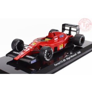 FERRARI F1 F1-89 N 27 SEASON 1989 NIGEL MANSELL CON VETRINA 1/24 E31 EDICOLA