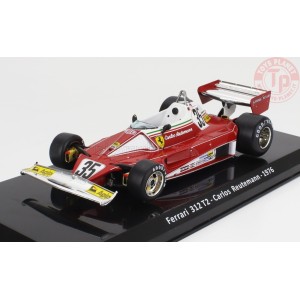 FERRARI F1 312 T2 N 35 SEASON 1976 CARLOS REUTEMANN CON VETRINA 1/24 E34 EDICOLA