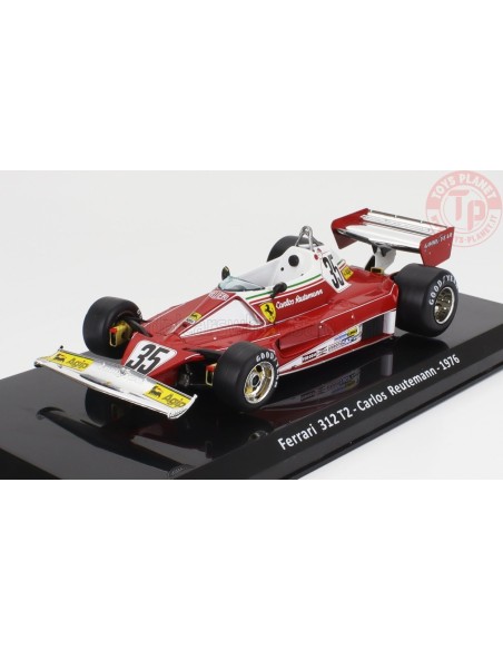 FERRARI F1 312 T2 N 35 SEASON 1976 CARLOS REUTEMANN CON VETRINA 1/24 E34 EDICOLA