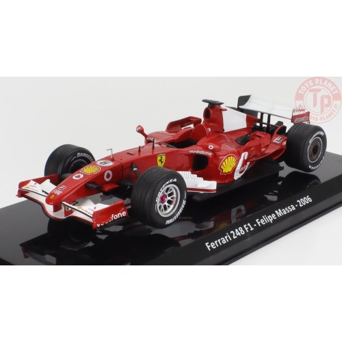 FERRARI F1 248 F1 N 6 SEASON 2006 FELIPE MASSA CON VETRINA 1/24 E35 EDICOLA