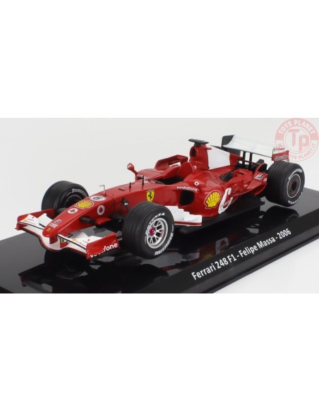 FERRARI F1 248 F1 N 6 SEASON 2006 FELIPE MASSA CON VETRINA 1/24 E35 EDICOLA