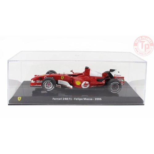 FERRARI F1 248 F1 N 6 SEASON 2006 FELIPE MASSA CON VETRINA 1/24 E35 EDICOLA
