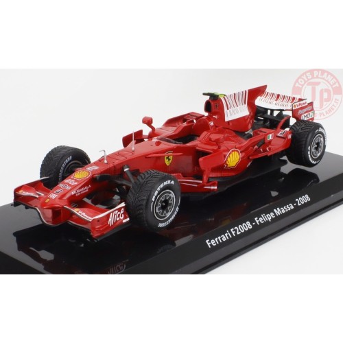 FERRARI F1 F2008 N 2 SEASON 2008 FELIPE MASSA CON VETRINA 1/24 E44 EDICOLA