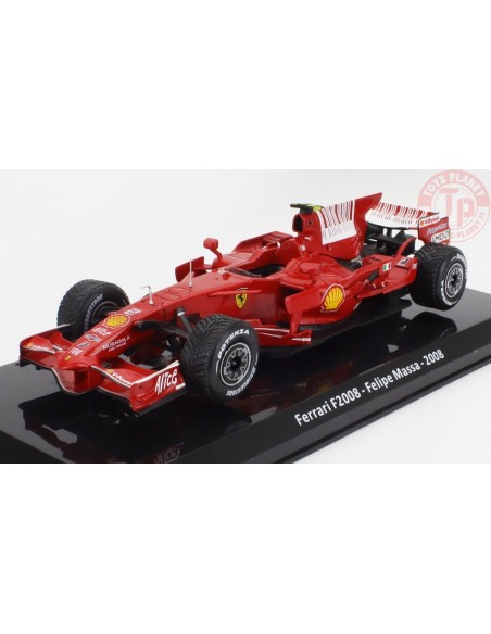 FERRARI F1 F2008 N 2 SEASON 2008 FELIPE MASSA CON VETRINA 1/24 E44 EDICOLA