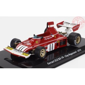 FERRARI F1 312 B3-74 N 11 SEASON 1974 CLAY REGAZZONI CON VETRINA 1/24 E45 EDICOLA
