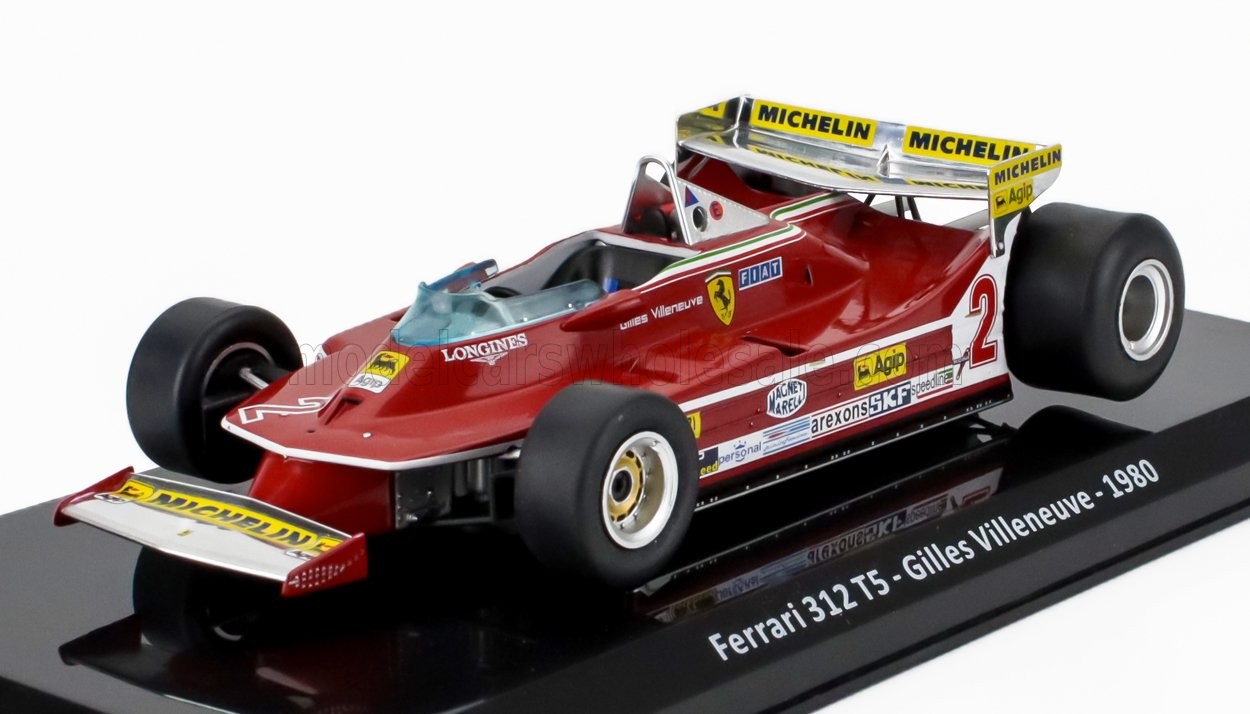 1/43 FERRARI 312 T5 #2 GILLES VILLENEUVE 1980 - Miniaturas coleccion a