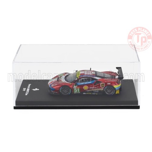 FERRARI 488 GTE EVO 3.9L TURBO V8 TEAM AF CORSE N 51 LE MANS 2019 CALADO - PIER GUIDI - SERRA CON VETRINA 1/64 E56 ALTRE MARCHE
