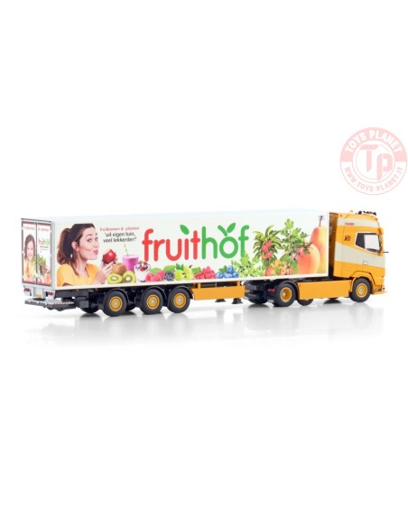 DAF XG+ 6X2 MIDLIFT AXLE TRIDEC REEFER TRAILER - 3 AXLE TRANSPORTBEDRIJF TRAVEO WSI 01-4585 WSI MODELS