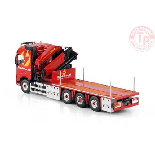 VOLVO FH4 GLOBETROTTER 8X2 TRIDEM WITH PALFINGER PK 65002 SH Bredenoord WSI 01-3783 WSI MODELS