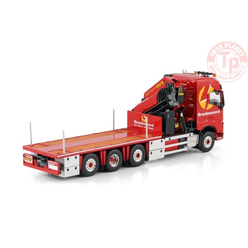 VOLVO FH4 GLOBETROTTER 8X2 TRIDEM WITH PALFINGER PK 65002 SH Bredenoord WSI 01-3783 WSI MODELS