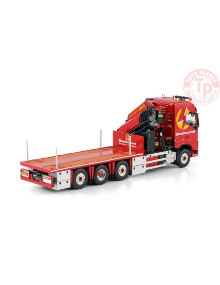 VOLVO FH4 GLOBETROTTER 8X2 TRIDEM WITH PALFINGER PK 65002 SH Bredenoord WSI 01-3783 WSI MODELS