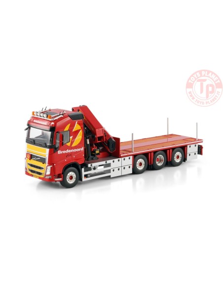 VOLVO FH4 GLOBETROTTER 8X2 TRIDEM WITH PALFINGER PK 65002 SH Bredenoord WSI 01-3783 WSI MODELS