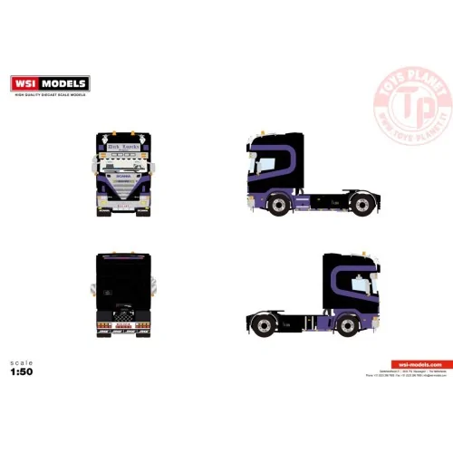 SCANIA 4 SERIES TOPLINE 4X2 Dirk Luyckx WSI 01-4597 WSI MODELS