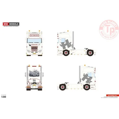 SCANIA R HIGHLINE CR20H 4X2 Van Houten WSI 01-4706 WSI MODELS