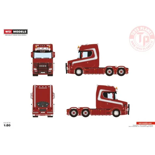VLASTUIN TORPEDO 6X2 TAG AXLE JH Entreprenad & Transport WSI 01-4514 WSI MODELS