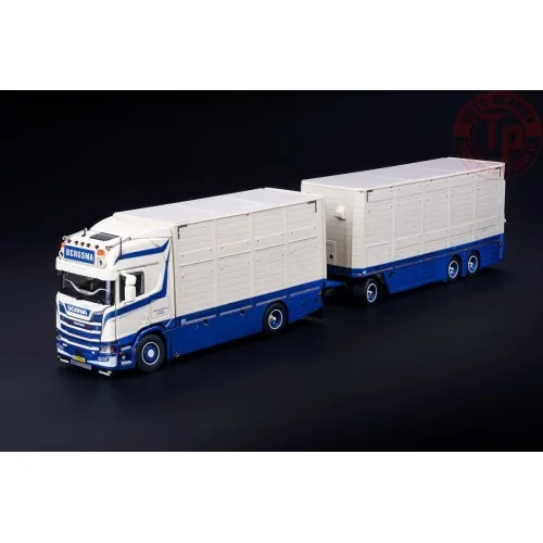 Scania R high roof boxed truck 4X2 with a long 3-axle trailer Bergsma IMC MODELS 32-0231 IMC MODELS