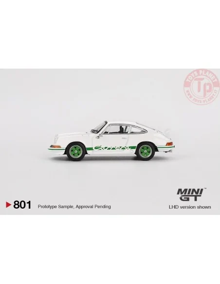 PORSCHE 911 901 2,7 CARRERA RS GRAND PRIX WHITE WITH GREEN LIVERY 1973 1:64 MGT00801-L Mini Gt