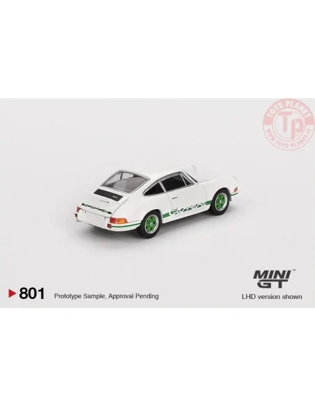PORSCHE 911 901 2,7 CARRERA RS GRAND PRIX WHITE WITH GREEN LIVERY 1973 1:64 MGT00801-L Mini Gt