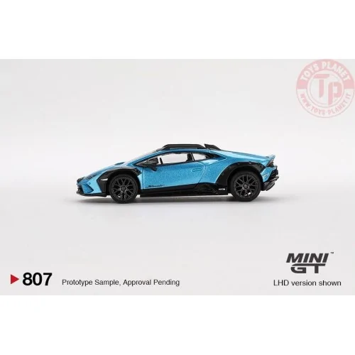 LAMBORGHINI HURACÁN STERRATO BLU AEGIR 2024 1:64 MGT00807-L MINI GT