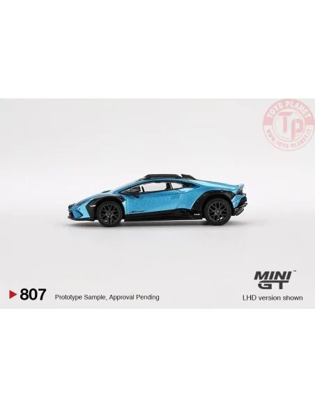 LAMBORGHINI HURACÁN STERRATO BLU AEGIR 2024 1:64 MGT00807-L MINI GT