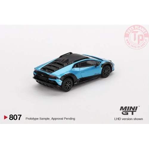 LAMBORGHINI HURACÁN STERRATO BLU AEGIR 2024 1:64 MGT00807-L MINI GT