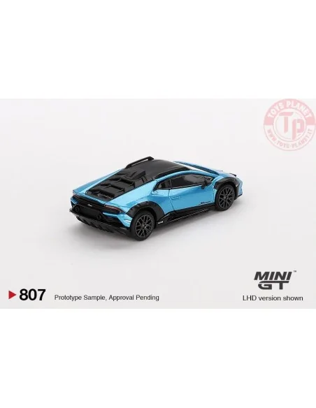 LAMBORGHINI HURACÁN STERRATO BLU AEGIR 2024 1:64 MGT00807-L MINI GT