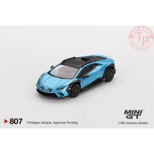 LAMBORGHINI HURACÁN STERRATO BLU AEGIR 2024 1:64 MGT00807-L MINI GT