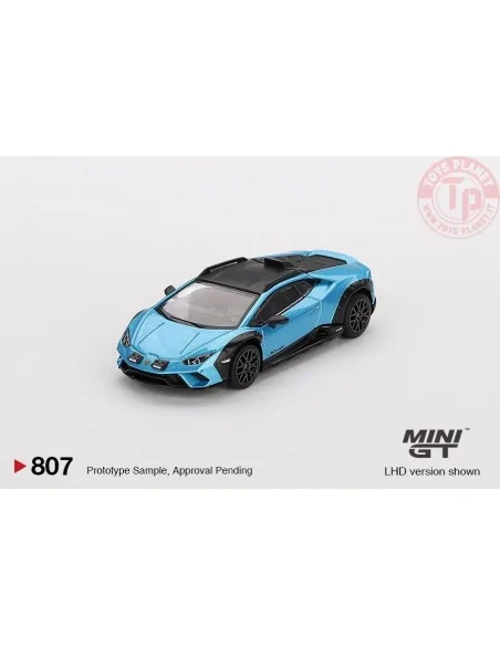 LAMBORGHINI HURACÁN STERRATO BLU AEGIR 2024 1:64 MGT00807-L MINI GT