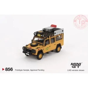 Land Rover Defender 110 - 1989 Camel Trophy Amazon Team Turkey Edition 1:64 MGT00856-BL MINI GT