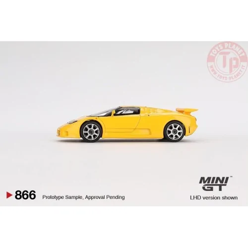 BUGATTI EB110 SUPER SPORT GIALLO BUGATTI 1995 1:64 MGT00866-L Mini Gt