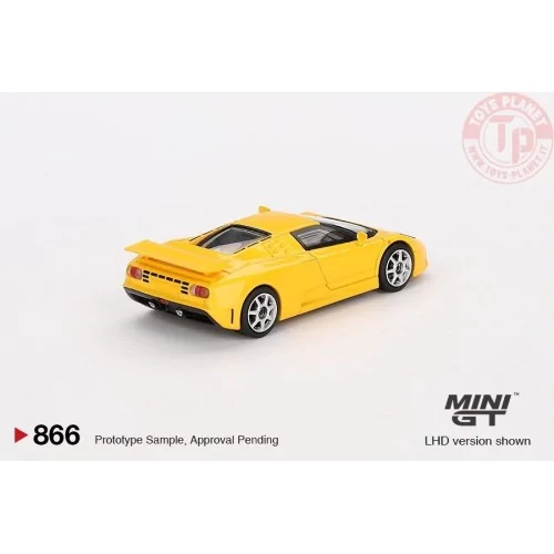 BUGATTI EB110 SUPER SPORT GIALLO BUGATTI 1995 1:64 MGT00866-L Mini Gt