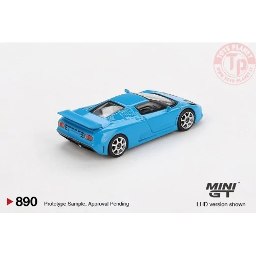 BUGATTI EB110 SUPER SPORT BLUE BUGATTI 1995 1:64 MGT00890-L MINI GT