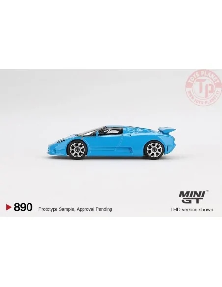 BUGATTI EB110 SUPER SPORT BLUE BUGATTI 1995 1:64 MGT00890-L MINI GT
