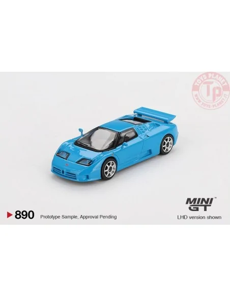 BUGATTI EB110 SUPER SPORT BLUE BUGATTI 1995 1:64 MGT00890-L MINI GT