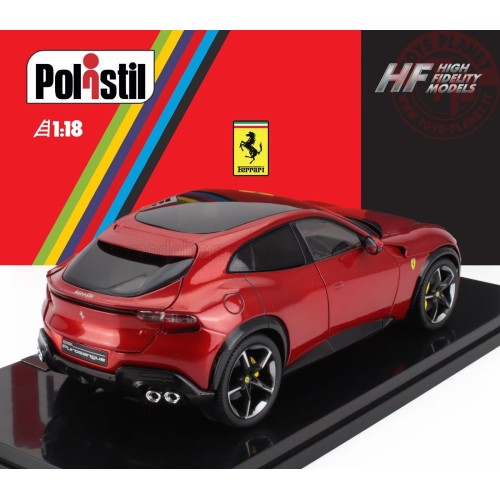 1/18 FERRARI PUROSANGUE 2022 WITH SHOWCASE NUMBERED ONE BY ONE ROSSO MAGMA POLISTIL 18FE02021 POLISTIL