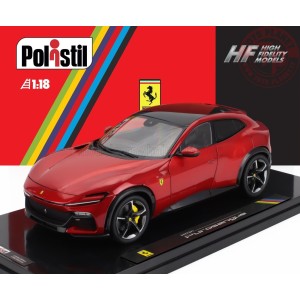 1/18 FERRARI PUROSANGUE 2022 WITH SHOWCASE NUMBERED ONE BY ONE ROSSO MAGMA POLISTIL 18FE02021 POLISTIL