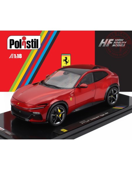 1/18 FERRARI PUROSANGUE 2022 WITH SHOWCASE NUMBERED ONE BY ONE ROSSO MAGMA POLISTIL 18FE02021 POLISTIL