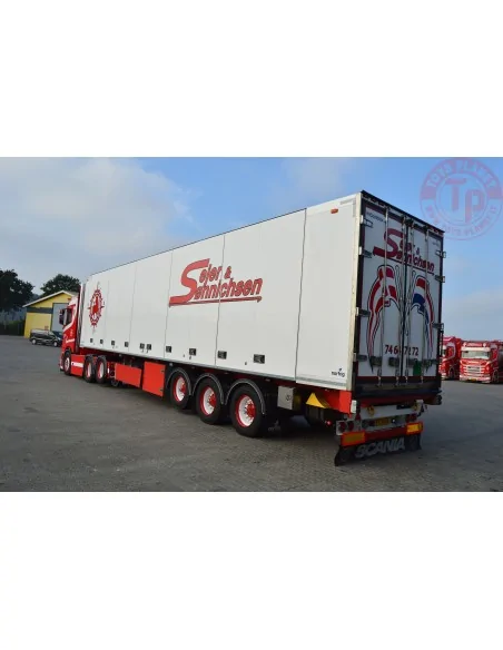 Scania serie Next Gen S con semirimorchio frigorifero a 3 assi Sejer & Sonnichsen TEKNO 86678 TEKNO