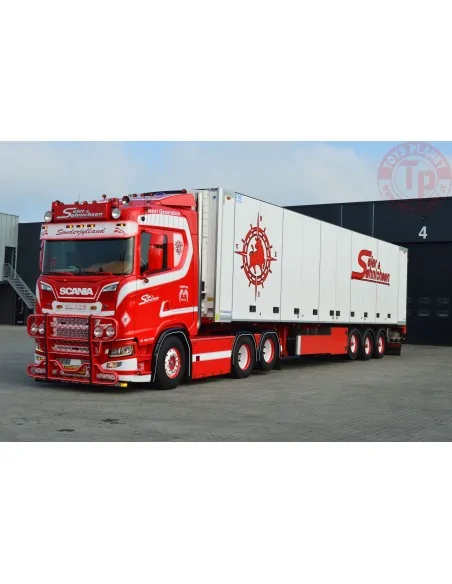 Scania serie Next Gen S con semirimorchio frigorifero a 3 assi Sejer & Sonnichsen TEKNO 86678 TEKNO