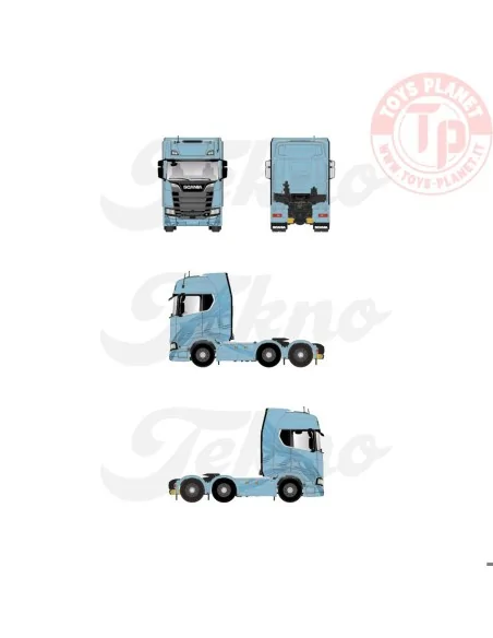 Scania Next Gen Highline 6x2 sleepas trekker Scania Frost TEKNO 86816 TEKNO